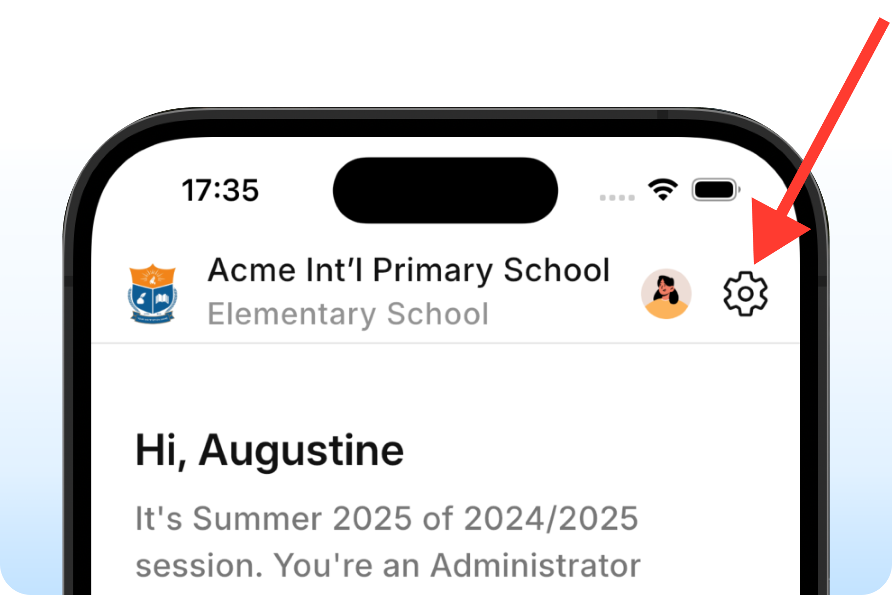 School settings icon screenshot